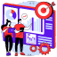 A team is monitoring ads performance