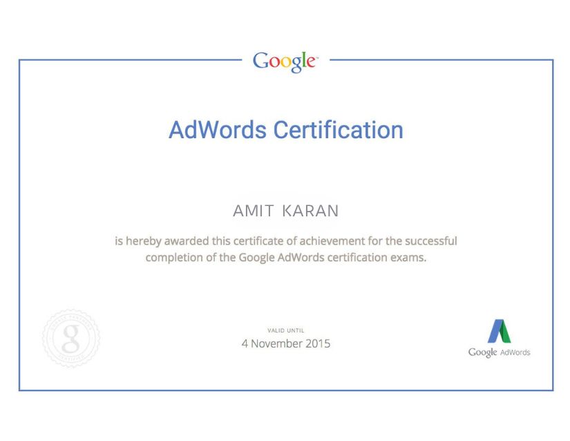 Google Certificate